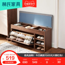 Lins door flip shoe cabinet home large capacity simple modern entry shoe stool porch storage cabinet