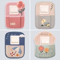 2021 socket protective cover switch wall stickers large multi-function switch stickers Nordic style mobile phone holder socket stickers fixed