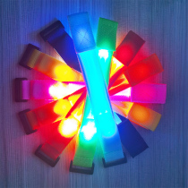 USB Charging LED luminous wrist light running riding equipment fluorescent color changing bracelet custom logo arm with light