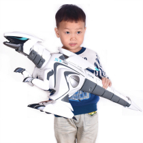 Shengxiong Electric Remote Control Dinosaur Toy Children's Intelligent Simulation Tyrannosaurus Rex Dancing Large Robot Boy Set