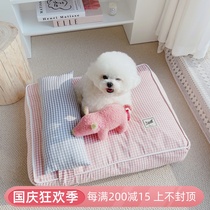 Pet kennel cat den Four Seasons universal removable wash deep sleep cushion pillow warm and comfortable than bear Teddy