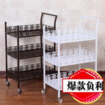 Beauty salon trolley shelf European bubble instrument barbershop tattoo nail art iron can tool