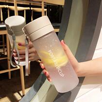 Large capacity sports water cup plastic military training for men and women students portable simple fresh Forest Department anti-drop large water bottle