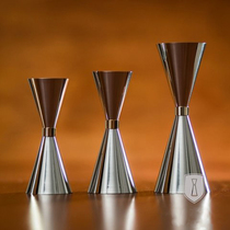 Bar Polymers Taiwan version Gold ring Wine Taser Ounces of Wine Glasses Inner scale Stainless Steel Volume Wine Instrumental Safety Cup