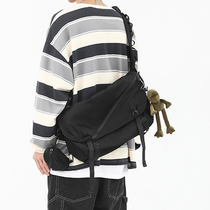 Functional Wind Skew satchel Large-capacity Leisure computer Single shoulder bag Japanese Overalls Package Male Postpack Shoulder Bag