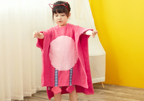 Foreign trade Whale cartoon childrens bath towel baby childrens bathrobe mens and womens baby bathrobe absorbent beach towel cloak wind tide