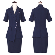 Manager professional suit suit ol womens temperament host interview formal dress Hotel front desk overalls summer