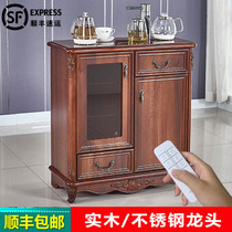 Wanbao solid wood tea bar Machine household European style Chinese cabinet living room high-grade intelligent automatic water dispenser