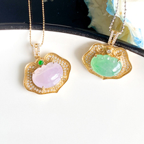 Cui Yuxiang Jewelry Jade Pendant Ice Seed No Business Card Ruyi Pendant Jade Gourd Buddha Mosaic Female Taobao Live