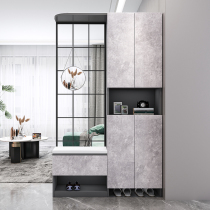 Door entrance shoe cabinet one modern and simple iron partition cabinet living room decoration cabinet Nordic Hall Cabinet