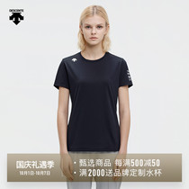 DESCENTE Disant TOUGH Fabric Womens Quick Dry Sport Short Sleeve T-shirt D1292TTS93
