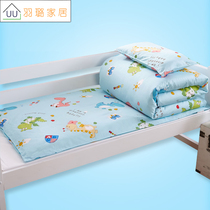 Kindergarten admission special quilt three-piece set Six-piece cotton core mattress Cotton baby baby crib bedding
