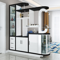 Modern simple living room door entrance partition cabinet Double-sided wine cabinet Foyer room cabinet Screen decorative cabinet Shoe cabinet