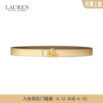 Lauren Rav Lauren Womens match 2022 Two sides of the spring with logo leather belt RL51758