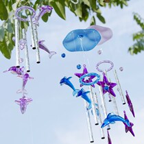 Creative imitation crystal wind chimes hipster pendant men and women birthday gifts Japanese bedroom room decoration door hanging jewelry