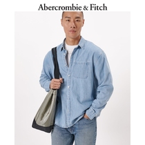 Abercrombie & Fitch Mens Loose Button-up Denim Shirt 311387-1 AF