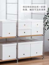Large removable plastic storage box kitchen cabinet sundries storage box clothes toys book finishing box