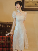 Steng with the same improved version of the cheongsam dress female summer 2021 new temperament daily small young girl