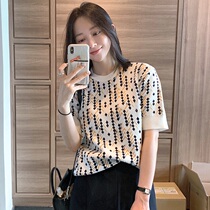 High-end big brand withdraws European station European goods South Korea Dongdaemun brand Korean womens T-shirt shirt shirt Women