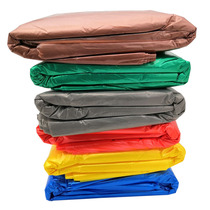 Thickened 4 Silk large clean environmental protection classification Red Yellow Blue Green gray white black color flat mouth property garbage bag 240 liters