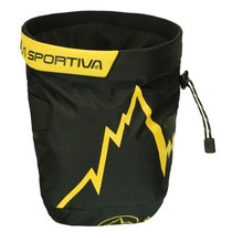 La Sportiva laspo climbing shoes same black magnesium powder bag running bag with belt spot
