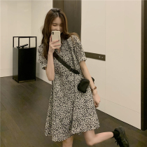 Womens new summer chiffon BAO WEN design sense niche wild Korean version loose belly cover Machine woman