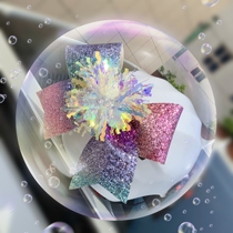 Childrens balance car helmet laser glitter bow decoration toy KUNDO Katoni full helmet decoration custom