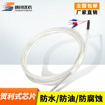 PT100 temperature sensor platinum thermal resistance galvanic PT1000 probe type temperature detection waterproof anti-corrosion high temperature