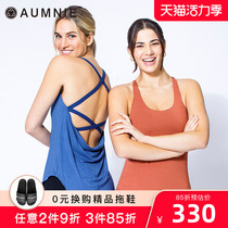 AUMNIE AUMNIE flow parallel vest womens new leisure sports fitness support A pendulum yoga suit with chest pad