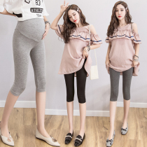 Pregnant women leggings 2021 summer thin Capri pants modal cotton Panton belly pregnant women pants plus size shorts women Summer