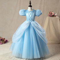  Cinderella princess dress childrens performance clothing girls birthday Frozen Aisha princess dress spring and autumn