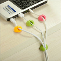 Mobile phone wiring board desk fixed buckle self-adhesive line buckle line buckle strong force glue hook headboard hub data line
