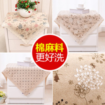 Kitchen fabric printer disinfection cabinet Dust cover cover cloth cloth cover vertical freezer Oil proof mat Small refrigerator