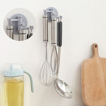 Rotary Hook Bathroom Hanger Free of perforated towels Multi-functional shelving toilet Toilet Kitchen