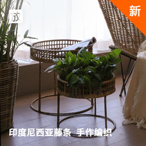 foundhome rattan set a few hands made by rattan hornows home combination tea table living room round corner coffee table