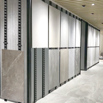 Tile display rack sample sample display rack shelf punching large board ceramic shelf stone floor tile hanging wall vertical