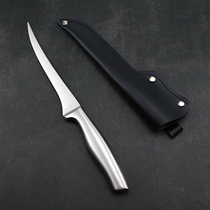 Fish killing knife fish cutting knife fish opening knife all steel fish blade fish knife scabbard boning knife special knife for cutting sashimi