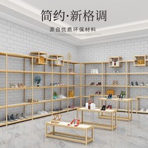 South Korea shoe shop shoe rack display rack childrens shoes rack bag shelf shopping mall shoe bag display rack window creative shoe shop