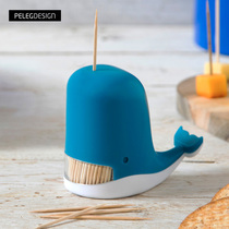 EDITOR01 Israel Peleg Design Jonah Whale toothpick box Creative cute toothpick tube decoration