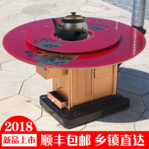 Wood stove household rural stove winter indoor smokeless coal heating stove thickened wood and coal dual-purpose return air stove