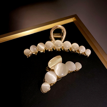 2021 New Pearl hairclip head female gripper Queen temperament issuing arrest hairclip South Korea vishark jia headdress