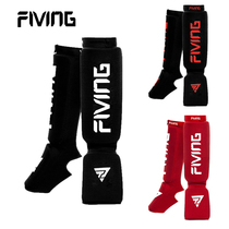 Muay Thai cloth leg guards fight Sanda even the back of the foot shin guard and calf boxing padded fighting gear ankle protection