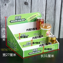 Supermarket counter small shelf Yida desk creative desktop chewing gum cashier Green Arrow xylitol shelf