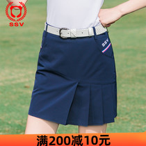 Summer single-piece SSV golf clothing womens short culottes slim half skirt comfortable slim golf ball clothing