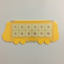 Bus flip board Ouzhibao logic High logical thinking training learning games Parent-child teaching materials Early childhood education