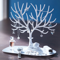  Antler ins wind tree jewelry rack Dresser decoration household earring rack Bracelet jewelry storage rack Creative S