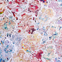 Secondary Meta Girl Dreamy Volley Handbill Stickler Material Sticker to Cartoon Teenage Girl Pettys New Handbook This Decoration