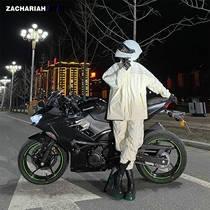 Zachariah champagne gold velvet parquet color reflective riding suit 22 new D3O full set of 2 level armor locomotive clothes