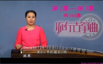 Complete set 1 2 3 4 5 season Zhan Qian popular guzheng teaching video score demonstration (Updated 168 5 episodes)