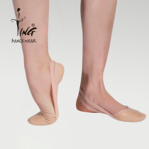 Chen Ting dance supplies semi-foot art gymnastics shoes belly dance shoes full leather shape shoes company Direct marketing